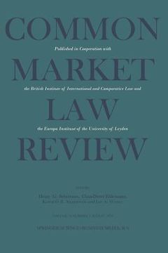 portada Common Market Law Review (en Inglés)
