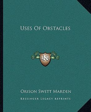 portada uses of obstacles (in English)