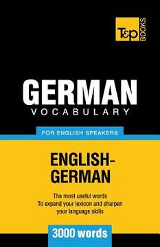 portada German vocabulary for English speakers - 3000 words (in English)