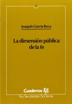 portada la dimensión pública de la fe (in Spanish)