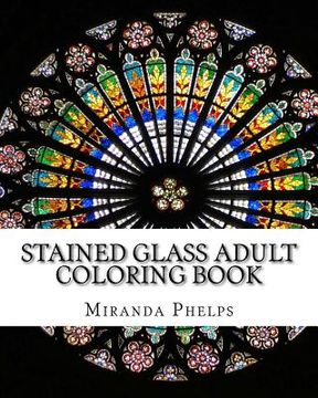 portada Stained Glass Adult Coloring Book