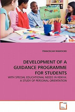 portada development of a guidance programme for students (en Inglés)