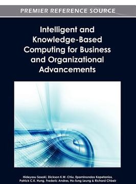 portada intelligent and knowledge-based computing for business and organizational advancements