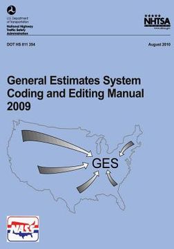 portada General Estimates System Coding and Editing Manual 2009 (en Inglés)