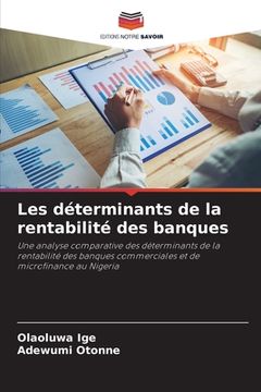portada Les déterminants de la rentabilité des banques (in French)