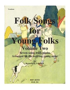 portada Folk Songs for Young Folks, Vol. 2 - trombone and piano (en Inglés)