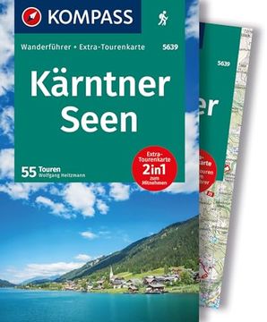 portada Kompass Wanderf? Hrer K? Rntner Seen, 55 Touren mit Extra-Tourenkarte (en Alemán)