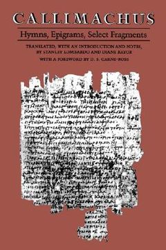 portada callimachus: hymns, epigrams, select fragments (en Inglés)
