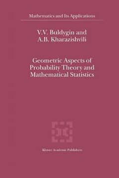 portada geometric aspects of probability theory and mathematical statistics (en Inglés)