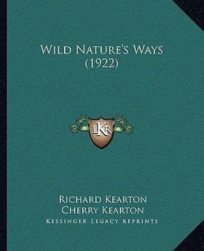 portada wild nature's ways (1922)