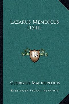 portada Lazarus Mendicus (1541) (en Latin)