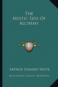 portada the mystic side of alchemy