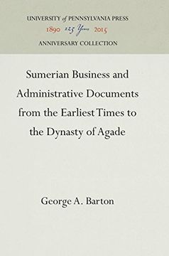 portada Sumerian Business and Administrative Documents From the Earliest Times to the Dynasty of Agade (University of Pennsylvania Museum of Archaeology and Anthrop) 