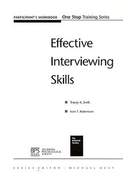 portada effective interviewing skills (en Inglés)