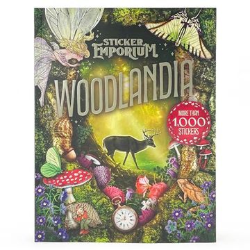 portada Sticker Emporium Woodlandia - 1000+ Exquisite Vintage Stickers for Scrapbooking, Journaling, Planners & Calendars and More