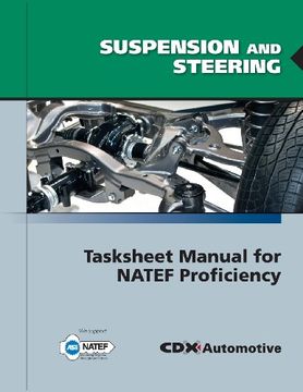 portada suspension and steering tasksheet manual for natef proficiency (in English)
