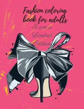 portada Fashion coloring book for adults (en Inglés)