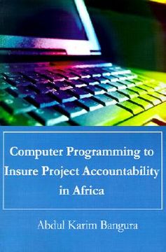 portada computer programming to insure project accountability in africa (en Inglés)