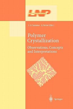 portada polymer crystallization: obervations, concepts and interpretations (in English)