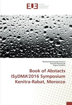 portada Book of Abstacts ISyDMA'2016 Symposium Kenitra-Rabat, Morocco (OMN.UNIV.EUROP.)
