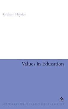portada Values in Education (Continuum Studies in Research in Education)