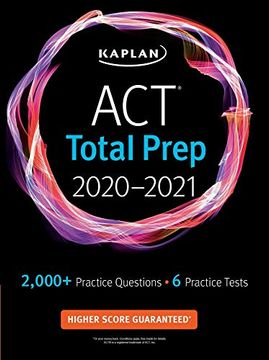 portada Act Total Prep 2020-2021: 6 Practice Tests + Proven Strategies + Online + Video (Kaplan Test Prep) (in English)