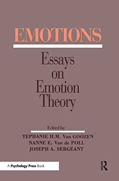 portada Emotions: Essays on Emotion Theory (en Inglés)