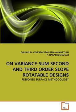portada on variance-sum second and third order slope rotatable designs (en Inglés)