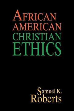 portada african american christian ethics (en Inglés)