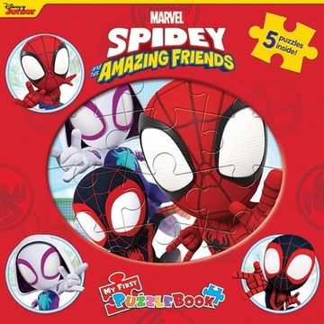 portada Marvel Spidey & Friends My First Puzzle Book (en Inglés)