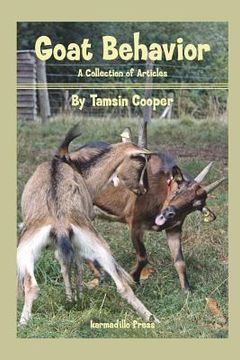 portada Goat Behavior: A Collection of Articles (en Inglés)