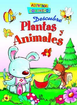 portada Descubre Plantas y Animales (Adivina Conmigo) (in Spanish)