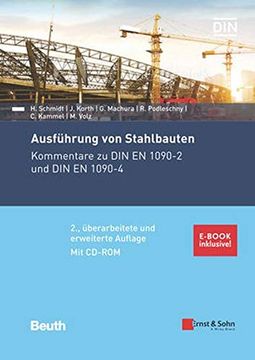 portada Ausfuhrung von Stahlbauten: Kommentare zu din en 1090-2 und din en 1090-4 (in German)