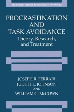 portada Procrastination and Task Avoidance: Theory, Research, and Treatment (The Springer Series in Social Clinical Psychology)