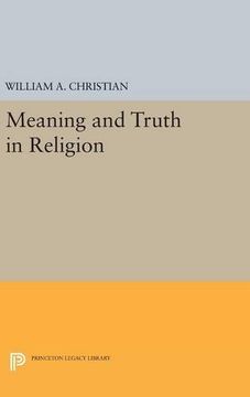portada Meaning and Truth in Religion (Princeton Legacy Library) (en Inglés)