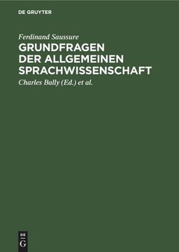 portada Grundfragen der Allgemeinen Sprachwissenschaft (in German)