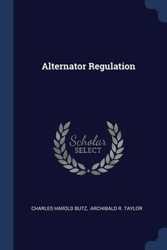 portada Alternator Regulation (in English)