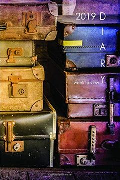 portada 2019 Diary Week to View: Suitcase Design (in English)