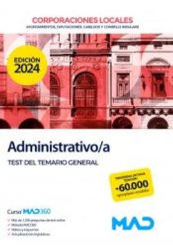 portada Administrativo/A de Ayuntamientos, Diputaciones y Otras Corporaciones Locales. (in Spanish)