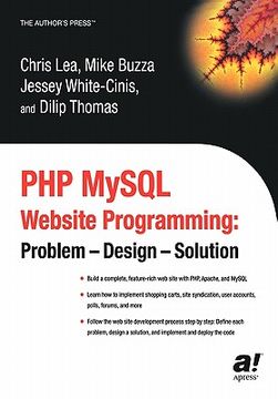 portada php mysql website programming: problem - design - solution (en Inglés)