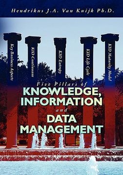 portada five pillars of knowledge, information and data management (en Inglés)