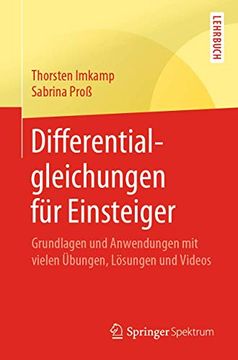 portada Differentialgleichungen für Einsteiger: Grundlagen und Anwendungen mit Vielen Übungen, Lösungen und Videos (en Alemán)