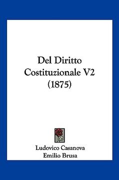 portada Del Diritto Costituzionale V2 (1875) (en Italiano)