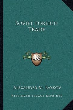 portada soviet foreign trade (in English)