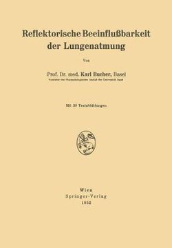 portada Reflektorische Beeinflußbarkeit Der Lungenatmung (en Alemán)