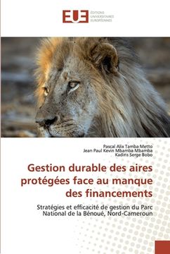 portada Gestion durable des aires protégées face au manque des financements (in French)