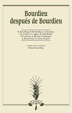 portada Bordieu Después de Bordieu (in Spanish)