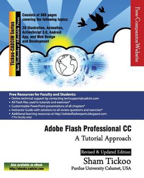 portada Adobe Flash Professional CC: A Tutorial Approach (en Inglés)