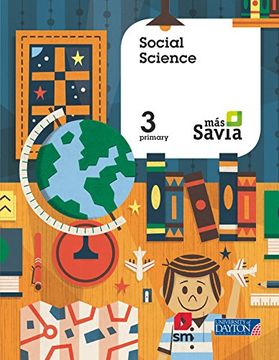 portada SOCIAL SCIENCE 3PRIM MAS SAVIA (en Inglés)