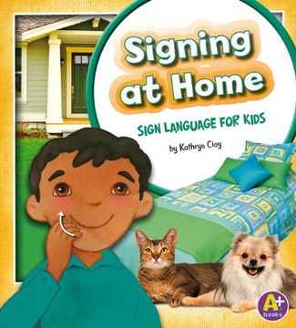 portada signing at home: sign language for kids (en Inglés)